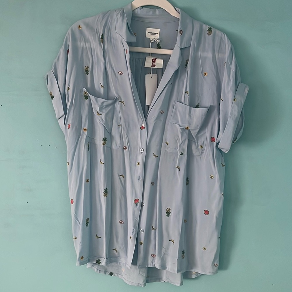 Fruity Light Summer Button Up